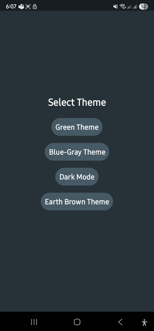 Theme Selection